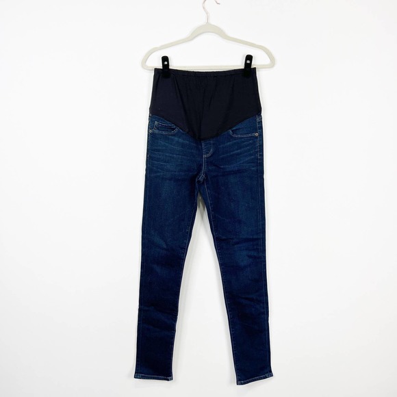 Citizens of Humanity blue maternity jeans with belly band skinny size 28 - Picture 1 of 5